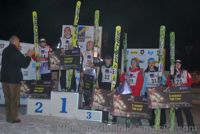 170 Anette Sagen, Magdelena Schnurr, Ulrike Graessler, Daniela Iraschko, Nata De Leeuw, Maja Vtic, Helena Olsson Smeby